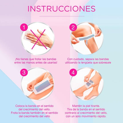 Benzi Depilatoare, Veet, Easy Gelwax, piele sensibilă, 40 buc