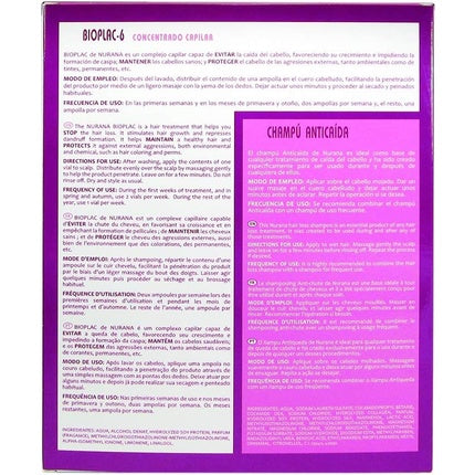 Șampon Nuranza Anticădere cu Placenta, 100ml, Set Tratament