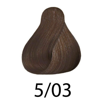 Vopsea de par permanenta, Wella, 5/03 Light Natural Brown, 60ml