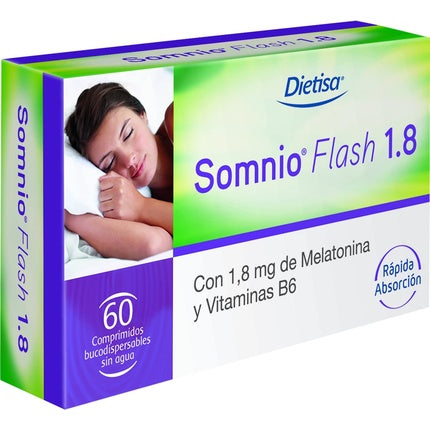 Supliment alimentar, Dietisa, Somnio Flash, 1.8mg, 60 tablete
