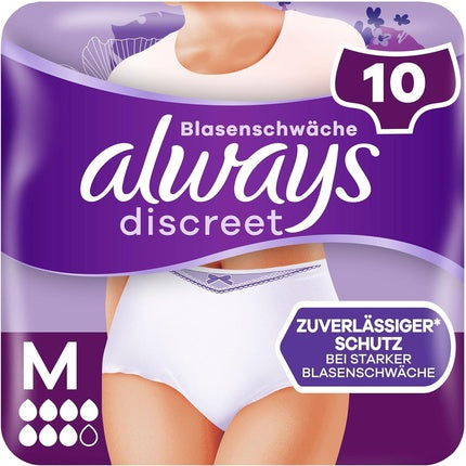 Pantaloni Absorbante pentru Incontinență, Always Discreet, Medium, Culoare Albă