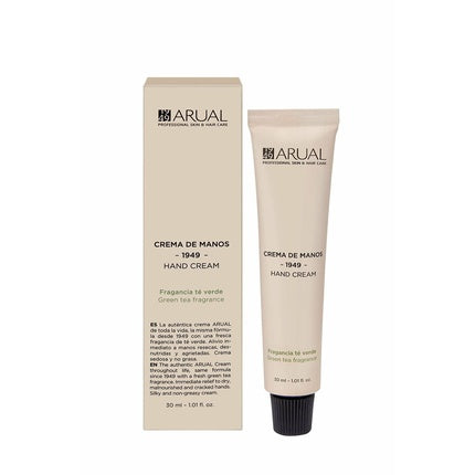 Cremă pentru mâini, Arual, Green Tea, 30ml