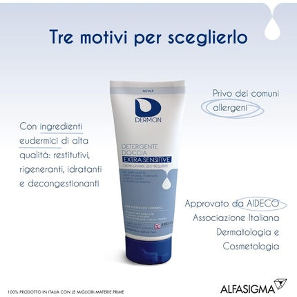 Gel de duș Dermon, Extra Sensitive, 280 g
