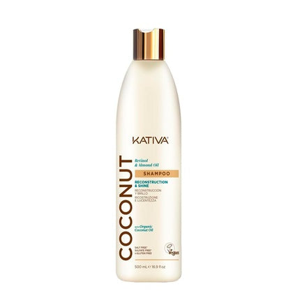 Șampon Kativa Coconut, 500 ml - reconstrucție și luciu