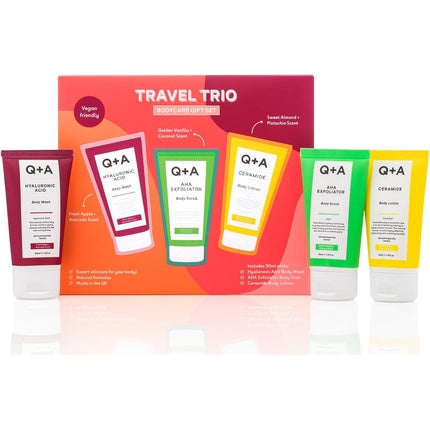 Set îngrijire corp, Q+A, trio antirid, 50 ml