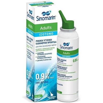 Spray facial Sinomarin Adults 0.9% NaCl izotonic 125ml