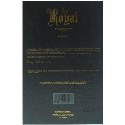 Parfum Le Royal, Alexandre J, 60ml
