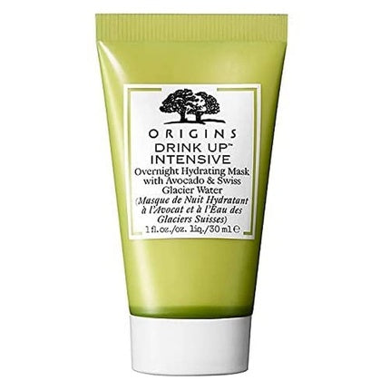 Masca de Noapte Hidratantă Origins Drink Up Intensive, Avocado & Apă de Ghețari, 30 ml