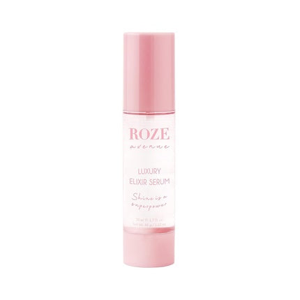 Ser umplut de păr Roze Avenue Luxury Elixir cu ulei de argan și vitamina E, 50ml