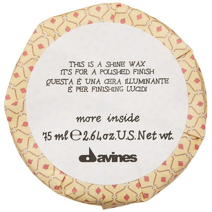 Wax modelaj păr, Davines Mi Shine Wax, 75ml, finisaj lucios