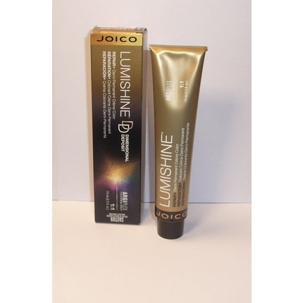 Culoare permanentă păr, Joico Lumishine Repair, 74ml, negru/auriu