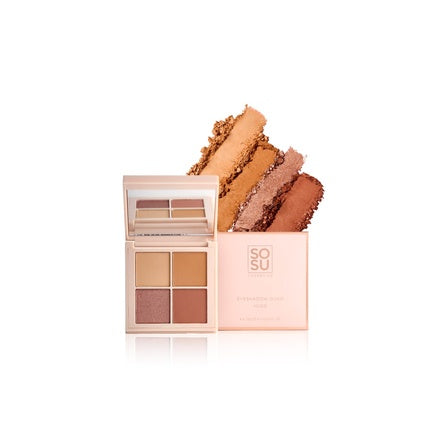 Set Farduri Piese, SOSU Cosmetics, Nude Eyeshadow Quad, culori nude, capacitate 39 g
