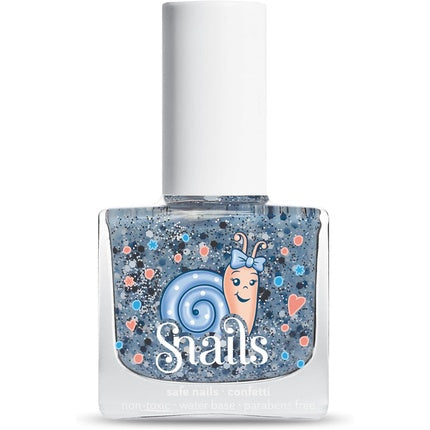 Lac unghii Snails, Confetti, albastru, 10.5ml
