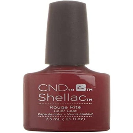 Lac Gel CND Shellac Rouge Rite, 7.3ml, Roșu-Violet Intens