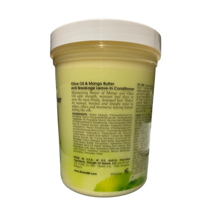 Condiționer fără clătire, Elasta QP, Ulei de Măsline & Unt de Mango, 32oz (952g)