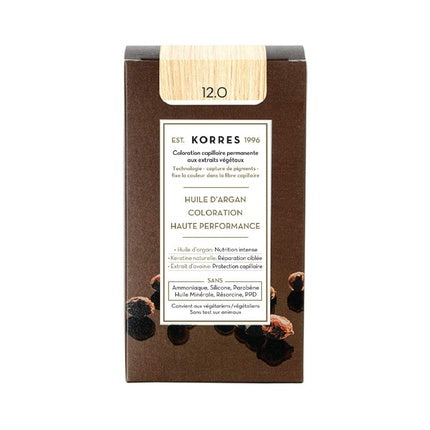 Vopsea de păr Korres Argan Oil 12.0