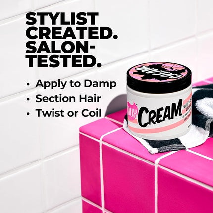 Crema de modelare The Doux C.R.E.A.M. Twist & Curl pentru toate tipurile de bucle - 508 g