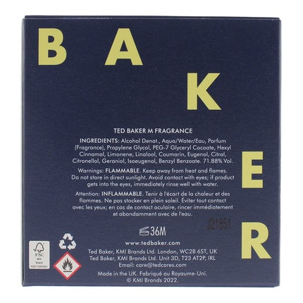 Apă de Toaletă Ted Baker M, 30ml, transparent