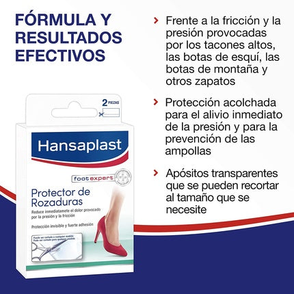 Pansamente adezive Hansaplast, anti-frecare, transparente