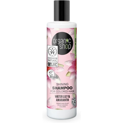 Șampon colorat, Organic Shop, 280ml, crin de apă