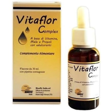 Bioeffe Vitaflor Complex, 30ml, Sticlă maronie cu pipetă