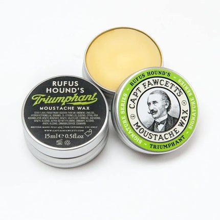 Ceară mustață, Captain Fawcett, Rufus Hound's, galben, 42g