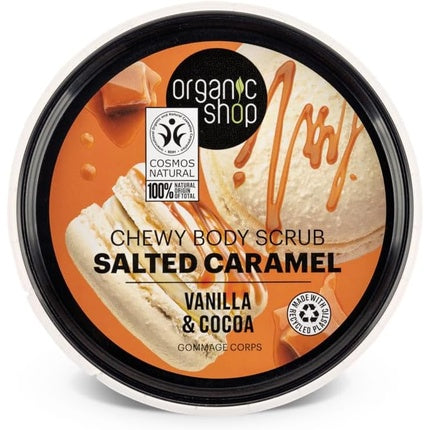 Exfoliant Corporal, Organic Shop, Caramel Sărat, 250ml