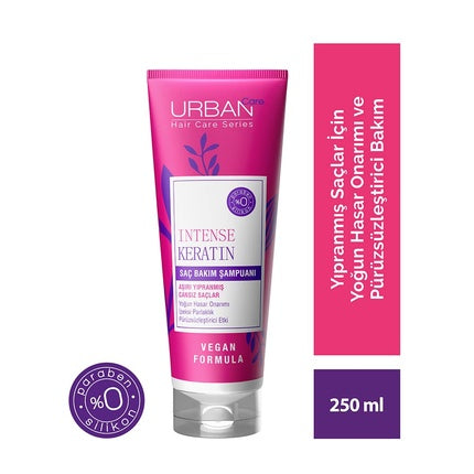 Șampon, Urban Care, Intense Keratin, roz, 250ml