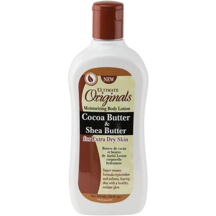 Loțiune de Corp Africa's Best Ultimate Organics cu Unt de Cacao și Shea, 355 ml