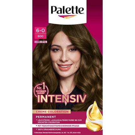 Vopsea Păr Schwarzkopf Palette Intensiv 6-0/600 Brun Deschis