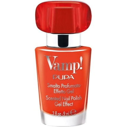 Smalț Unghii Pupa Vamp! Scented Gel Effect Nail Polish 210 Sexy Orange, Culoare Portocalie, Capacitate 9 ml