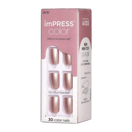 Kit manichiură gel, Impress, scurt, roz champagne