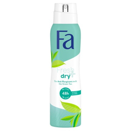 Spray Deodorant Antiperspirant, Fa Fresh & Dry Green Tea, 150ml