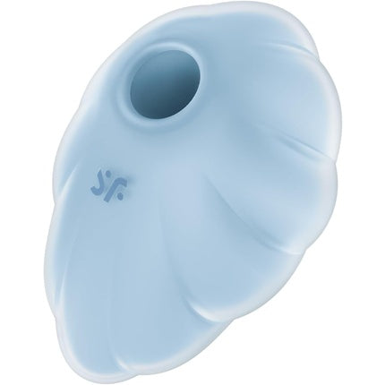 Masaj electric Satisfyer Cloud Dancer, 9 cm, albastru deschis