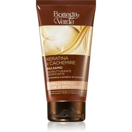 Balsam regenerant pentru păr Bottega Verde, Keratină și Cacomiere, 150 ml