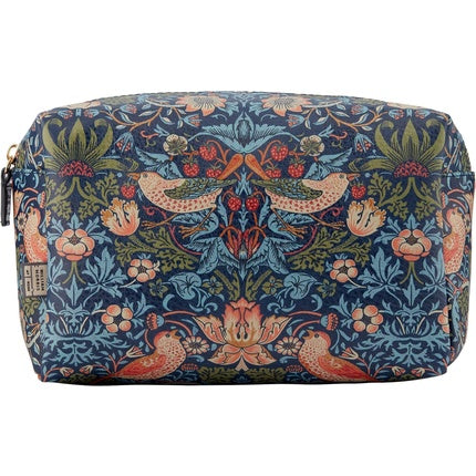 Pochetă Cosmetice William Morris At Home Strawberry Thief Large, 32x16x6 cm, Culoare Albastru