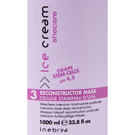 Masca Inebrya SheCare Reconstructor, 1000ml, mov