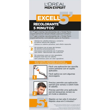 Vopsea păr, L'Oréal Paris, Excell 5, maro închis natural