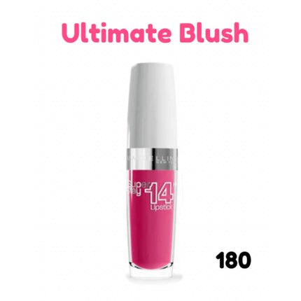 Ruj Maybelline Superstay 14 Hr Lipstick Ultimate Blush 180, roz vibrant