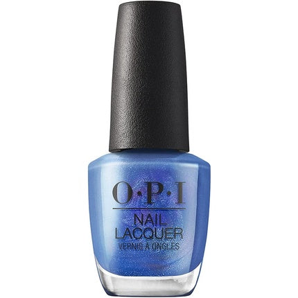 Vernis OPI Nail Lacquer Led Marquee, Albastru cu sclipici, 15ml