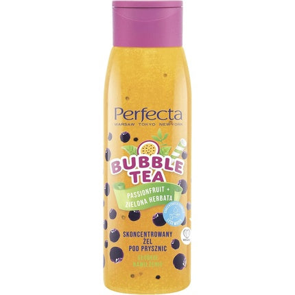 Gel de duș Perfecta Bubble Tea, Passionfruit și ceai verde, 460 g