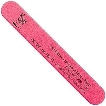 Mini Nail File Peggy Sage Neon Rose 16.4 cm 2 fețe abrazivitate 180/240