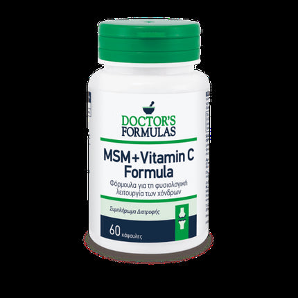 Vitamine, Doctor's Formula, MSM + Vitamina C, verde