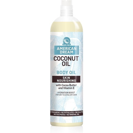 Ulei de corp American Dream cu ulei de cocos, unt de cacao și vitamina E, 200ml