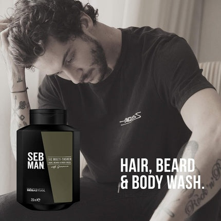 Șampon Sebastian Professional SEB MAN The Multitasker 3 în 1 Negru 250ml