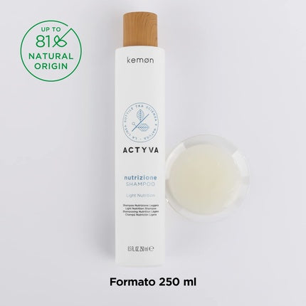 Șampon Kemon Actyva Nutrition, Oats & Olive Oil, Hidratant și Protector, 250ml