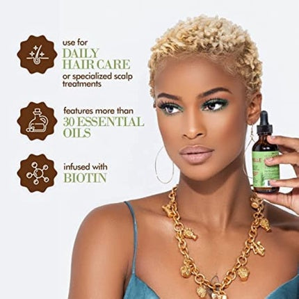 Ulei pentru scalp și păr, Mielle, Rosemary Mint, 59ml