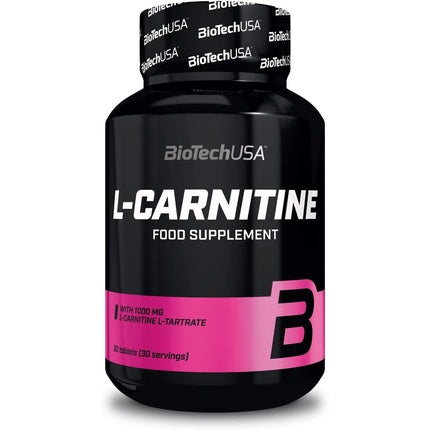 Supliment alimentar, Biotech USA, L-Carnitine, 1000mg, 30 tablete