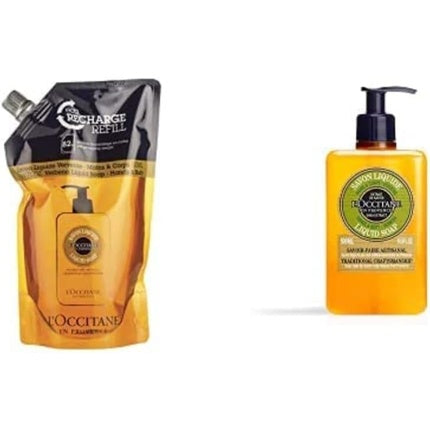 Sapun lichid maini, L'Occitane, Shea Verbena, 500ml, Refill