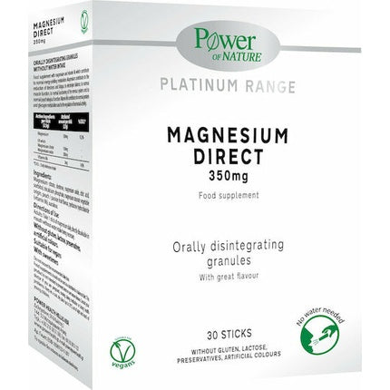 Supliment Alimentar Power Health Magnesium Direct Platinum Range 350mg 30 Capsule